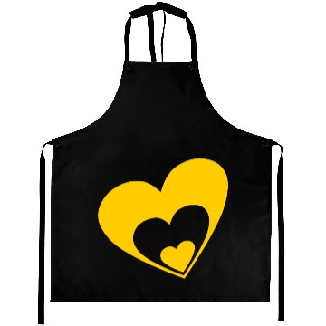 Discover Yellow Heart Valentine's day Gift Aprons