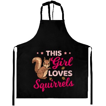 Discover This Girl Loves Squirrels Squirrel Aprons