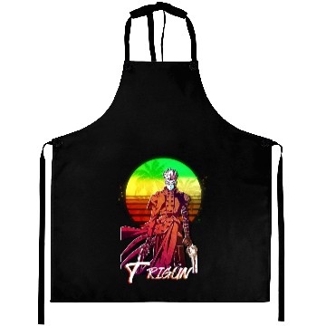Discover Trigun retro Aprons