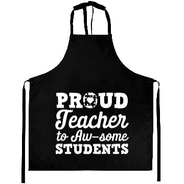 Discover Proud teacher to awsome students Autism Teacher Aprons