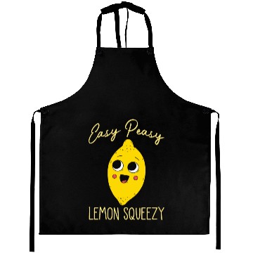 Discover Easy Peasy Lemon Squeezy Cute Lemonade Summer Aprons