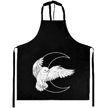 Discover Moon Witch Barn Owl Aprons