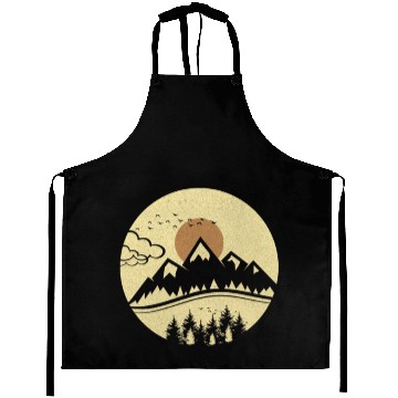 Discover Tri blend Nature Print Aprons