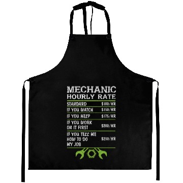 Discover Car Mechanic Gift Aprons