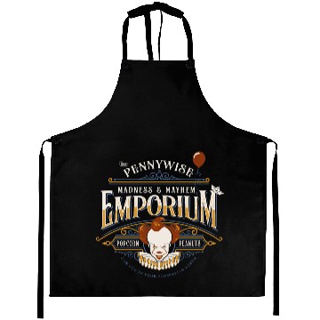Discover The Pennywise Madness & Mayhem Emporium Aprons