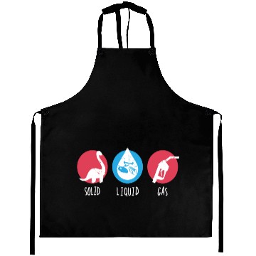 Discover Solid Liquid Gas Science Dinosaur School Aprons