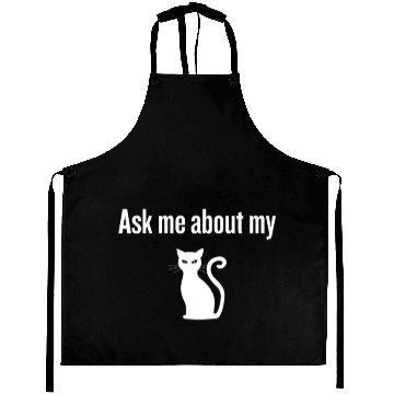 Discover Ask Me About My Cat Aprons