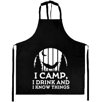 Discover Camping Camper Nature Outdoor Gift Aprons