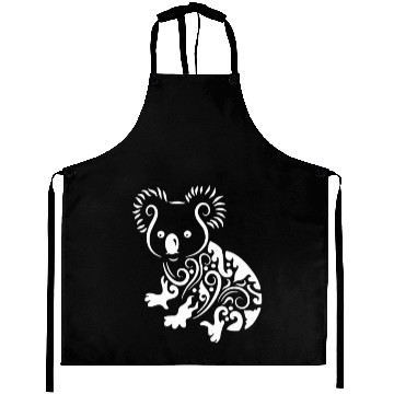 Discover Koala Stylist Cute Funny Logo Aprons