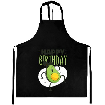 Discover Happy Birthday Congratulations Avocado Aprons