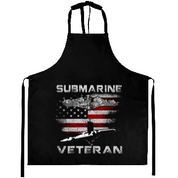 Discover Vintage US Navy Submarine Service Veteran Aprons
