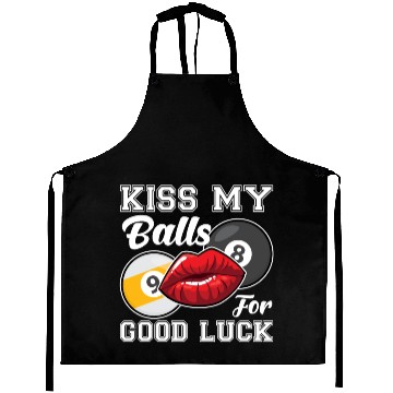 Discover Funny Pool Player Gift I Billard 8-Ball Aprons