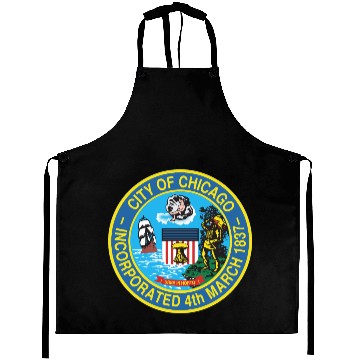 Discover Seal of Chicago, Illinois Aprons