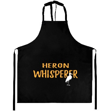 Discover Heron Whisperer Graphic Aprons