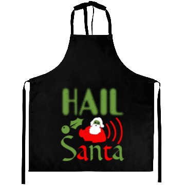 Discover Hail Santa Aprons