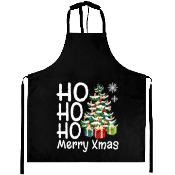 Discover HO HO HO merry xmas Aprons