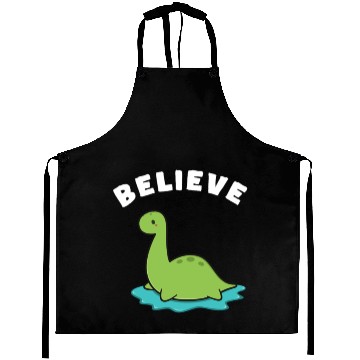 Discover Believe in Loch Ness Monster Aprons