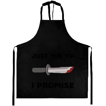 Discover Halloween Just The Tip Funny Sarcastic Graphic Aprons