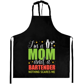 Discover Mom Bartender Bartending Mama Gift Aprons