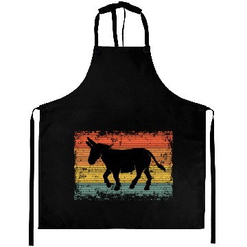 Discover Vintage Donkey Mule Animal Gift Aprons