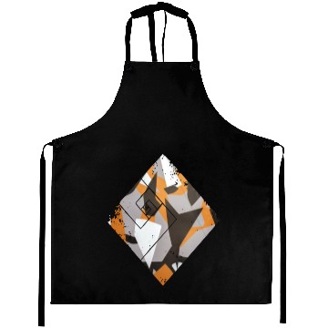 Discover Square camouflage pattern Aprons