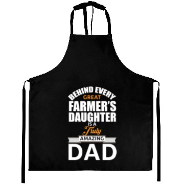 Discover Farmer's daughter dad - Awesome farmer dad Gift Aprons