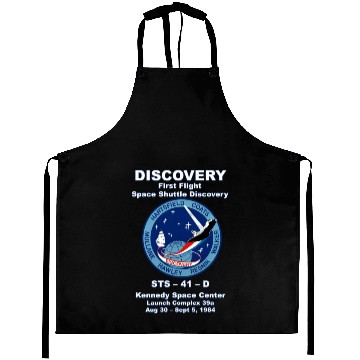 Discover NASA Space Shuttle STS-41-D Vintage Crew Aprons