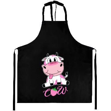 Discover Strawberry cow gift Aprons
