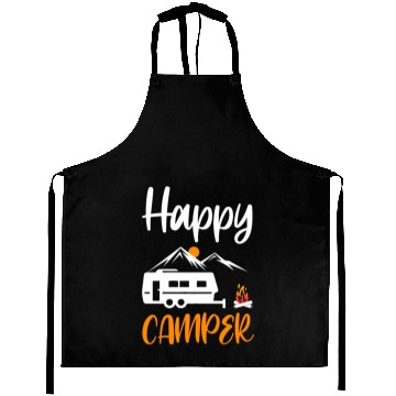 Discover Happy Camper Aprons