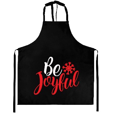 Discover White Be Joyful Aprons