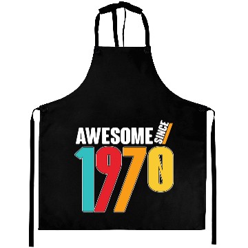 Discover Awesome Since 1970 Aprons
