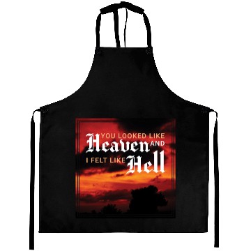 Discover Heaven and Hell Aprons