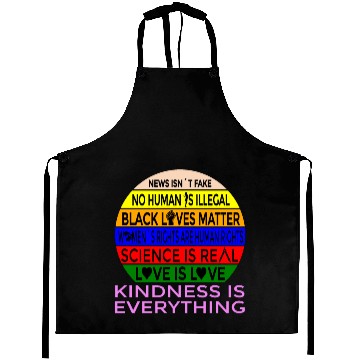 Discover No Human is Illegal Aprons