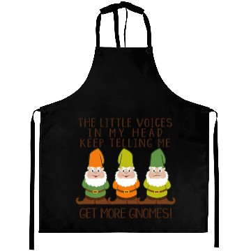 Discover Get More Gnomes Funny Quote Design Aprons