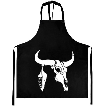 Discover Tribal White Longhorn Bull Skull w White Feather Aprons