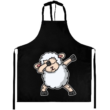 Discover Funny Dabbing Sheep Dab Dance Lamb Lover Gift Aprons