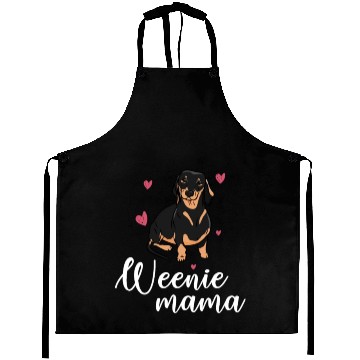 Discover Weenie mama Dachshund, weiner dog Aprons