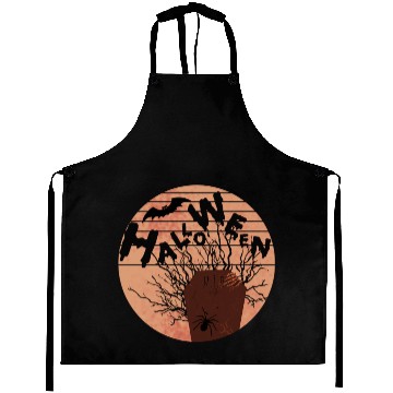 Discover A Tombstone On Halloween Aprons