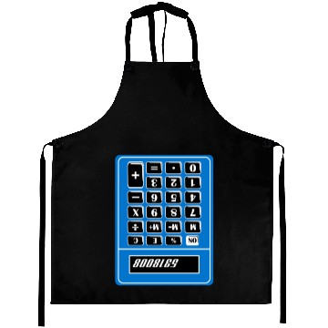 Discover Boobies Calculator Aprons