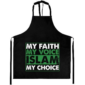 Discover My Faith Islam Muslim Allah Mosque Namaz Mecca Aprons