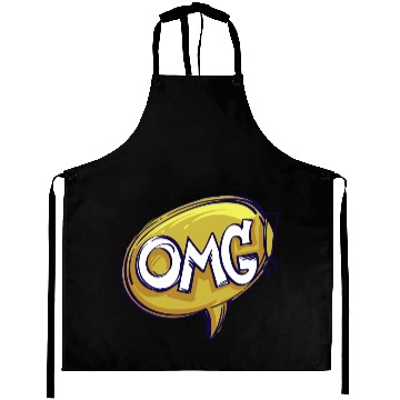 Discover OMG Speech Bubble Aprons