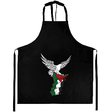 Discover Free Palestine Palestinian Flag Bird Eagle Palesti Aprons