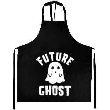 Discover Future Ghost Funny Paranormal Halloween Pullover Aprons