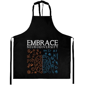 Discover Embrace ADHD Autism ASD Neurodiversity Aprons
