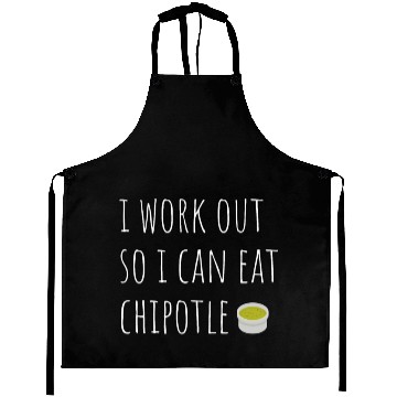Discover Funny Chipotle Lover Gym Design Aprons