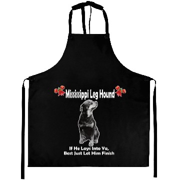 Discover Mississippi Leg Hound Let Him Finish Christmas Aprons