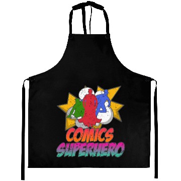 Discover Comic Comics cartoon Aprons