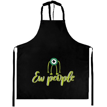 Discover Ew People alien space funny Aprons design