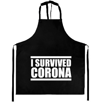 Discover I Survived corona Aprons