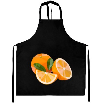 Discover orange fruit lowpoly Aprons